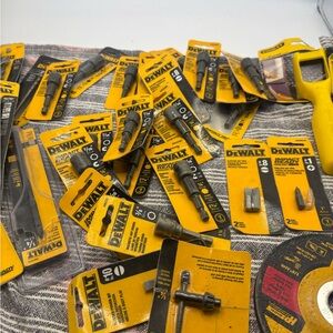 DeWalt Drill Bits and nut drivers. Assorted. Misc tools.